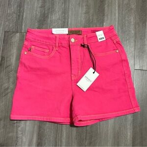 Judy Blue Hot Pink High WaistedJean Shorts